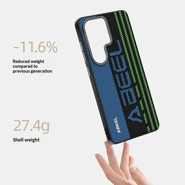 ABEEL Mobilskal för Samsung Galaxy S26 Plus Magnetiskt PC + TPU - Svart