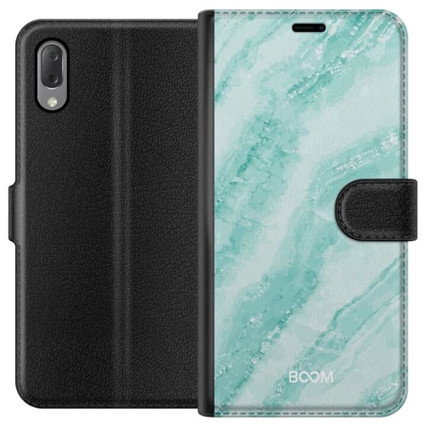 Plånboksfodral till Sony Xperia L3 med Mint Marble