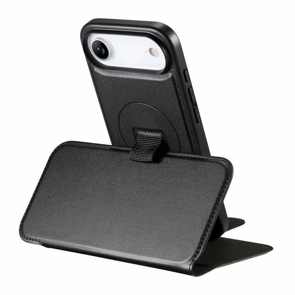 CASENEO iPhone Air Plånboksfodral RFID Blocking Konstläder - Svart
