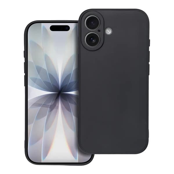 Telefontaske til iPhone 17 Matt - Sort Svart