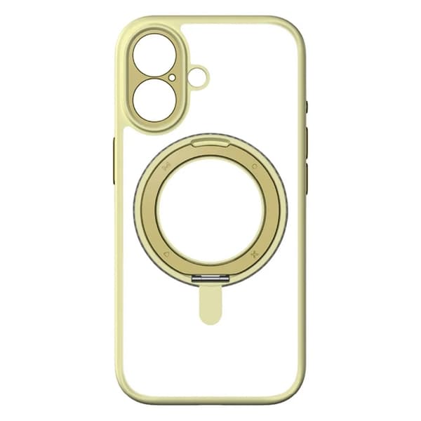 MOMAX Mobilskal till iPhone 17 Magsafe Matte MRAP25 - Gul Gul