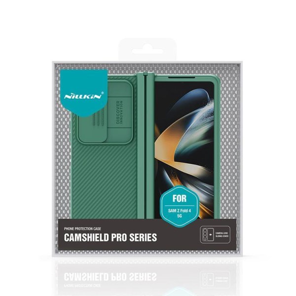 Nillkin Galaxy Z Fold 4 Case Camshield Pro Simple - vihreä