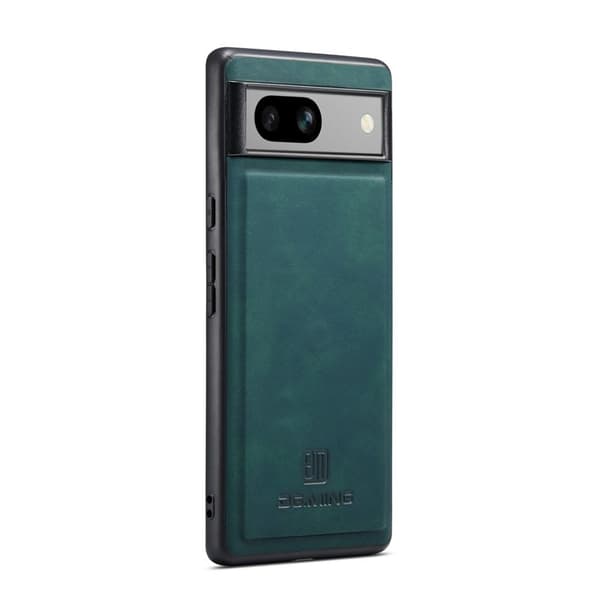 DG.MING Mobilskal till Google Pixel 8a Hybrid PU Läder+PC+TPU Grön