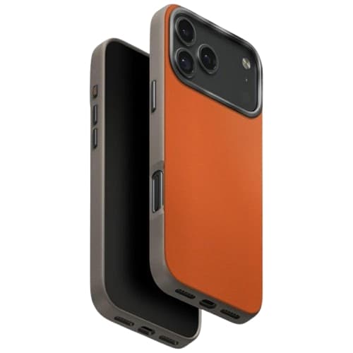 UNIQ Telefontaske til iPhone 17 Pro Max MagSafe Lyden DS - Orange/Grå Orange