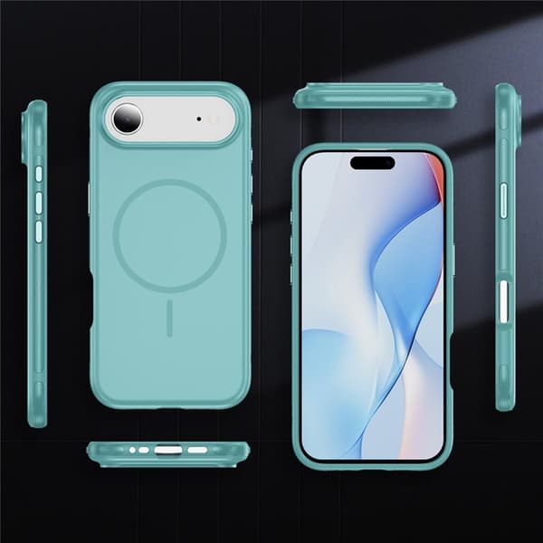 Mobilskal till iPhone Air MagSafe PC + TPU Shockproof - Himmelsblå Blå