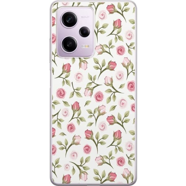 Telefontaske til Xiaomi Redmi Note 12 Pro med blomster