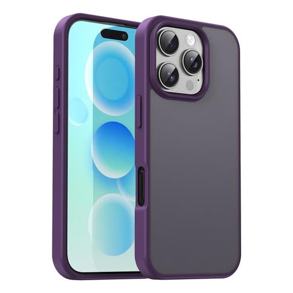 Mobilskal till iPhone 16 Pro Max Skin Touch Matte - Lila Lila