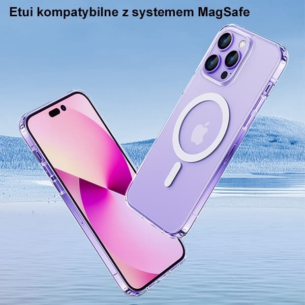 USAMS Mobilskal till iPhone 14 Plus/15 Plus MagSafe Ice Magnet - Transparent