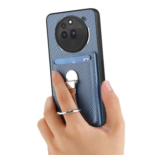 D.G Ming For Mobilskal till Nothing Phone (3a) Pro Äkta läder - Blå