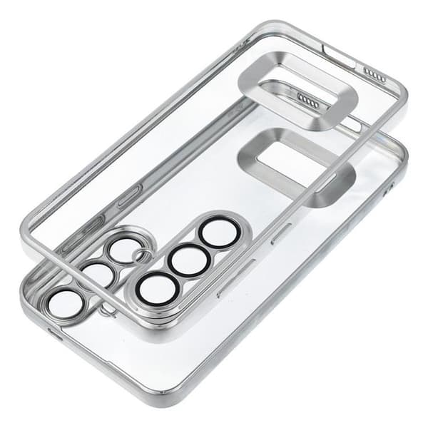 Telefontaske til Galaxy S25 Plus Glam - Sølv Silver
