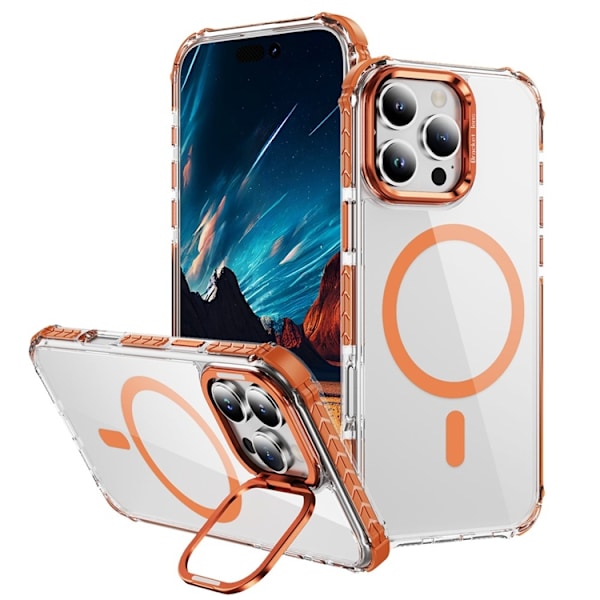 Mobilskal till iPhone 16 Pro MagSafe Kickstand - Orange Orange