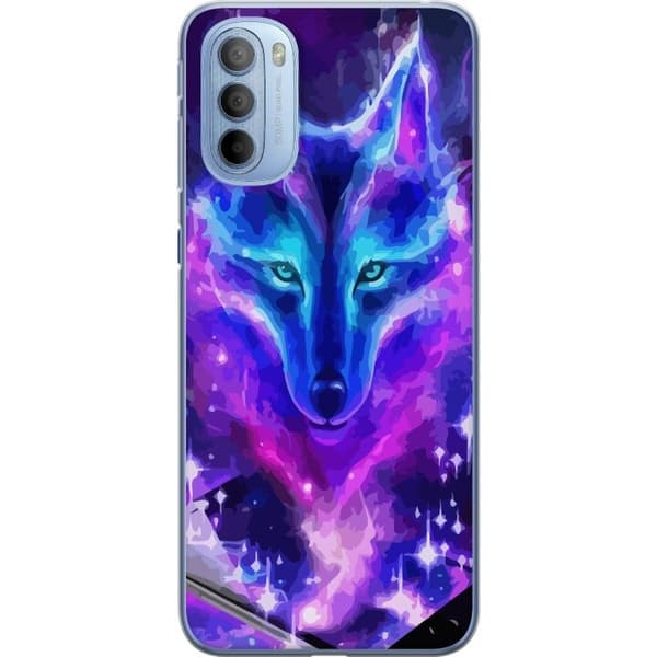 Mobilskal till Motorola Moto G31 med Neon Varg