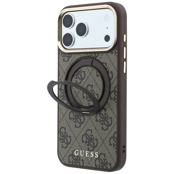 Guess Mobilskal För iPhone 18 Pro/17 Pro Magsafe Ringhållare 360 4G Classic Logo