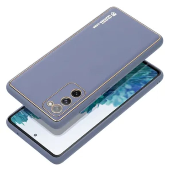 Galaxy S24 matkapuhelimen nahkasuojus - sininen
