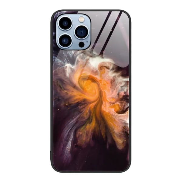 iPhone 15 Pro Max Mobilskal Marmor - Orange