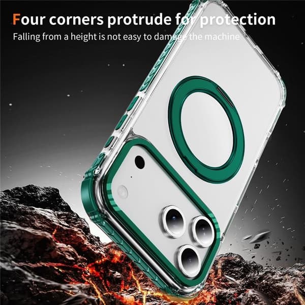 Mobilskal till iPhone 17 Pro Max MagSafe Anti Drop - Grön Grön