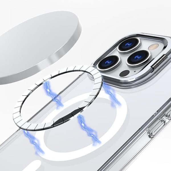 Tech-Protect Mobilskal till iPhone 16 Pro Magsafe Magstand - Clear Transparent
