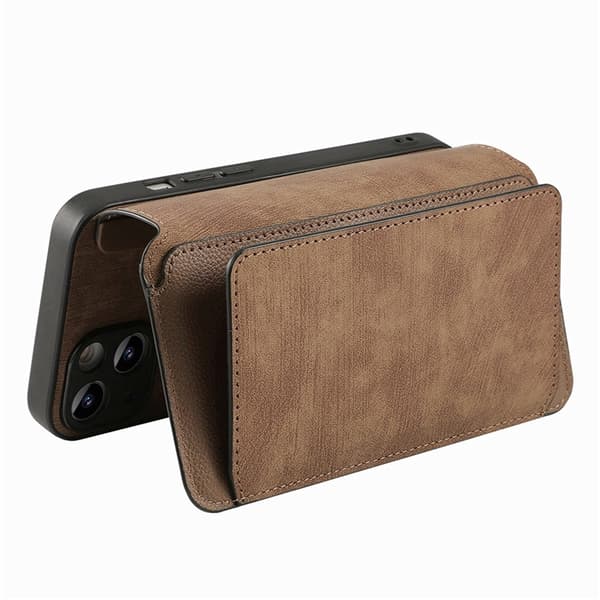 Caseneo Plånboksfodral För Galaxy S26 Magnetic Läder - Brun Brun