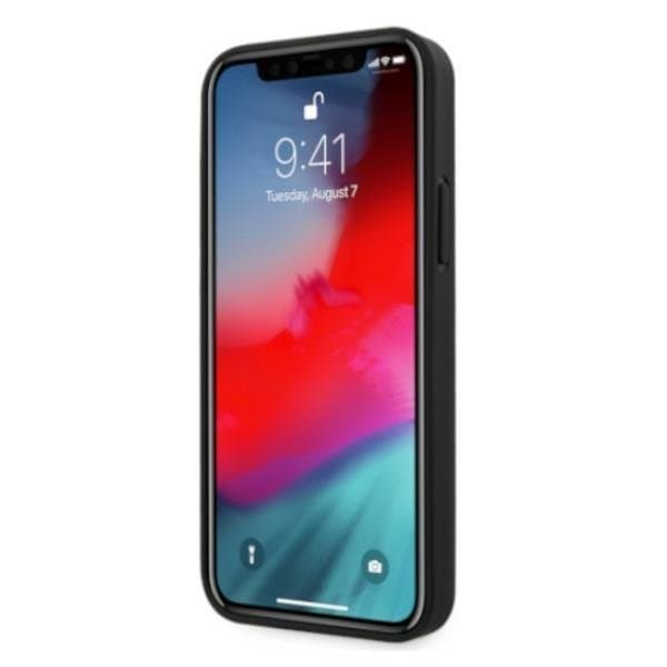 BMW Nahka Perforate Kuori iPhone 12 Pro Max - Musta Black