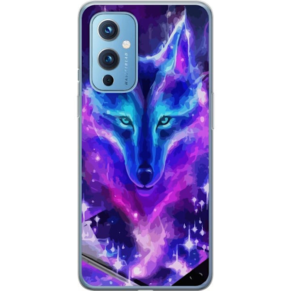 Mobilcover til OnePlus 9 med Neon Ulv