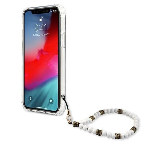Guess iPhone 12 Pro Max Skal Vit Pearl - Transparent Vit