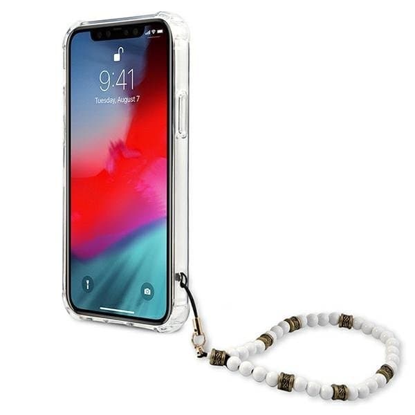 Guess iPhone 12 Pro Max Skal Vit Pearl - Transparent White
