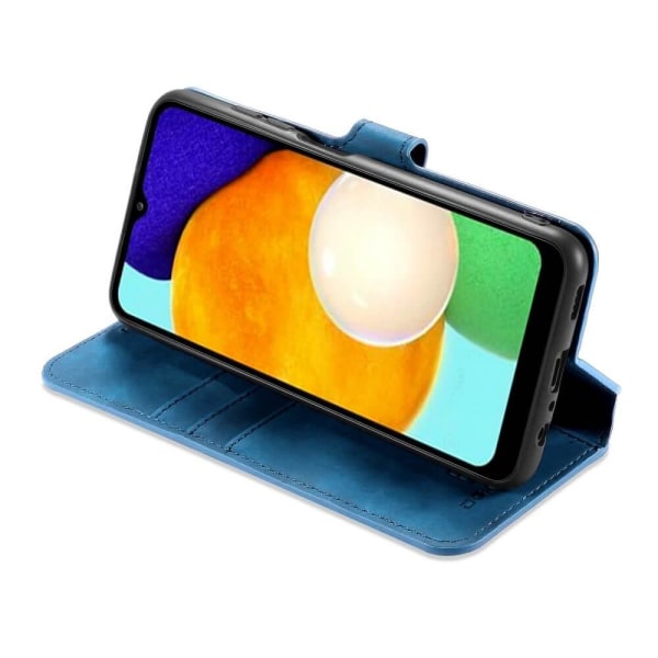 Dgming Retro Wallet Case til Samsung Galaxy A03s - Blå Blue