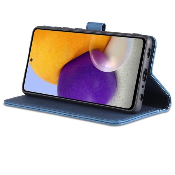 AZNS Mobilskal till Samsung Galaxy A52 5G - KonstLäder - Blå