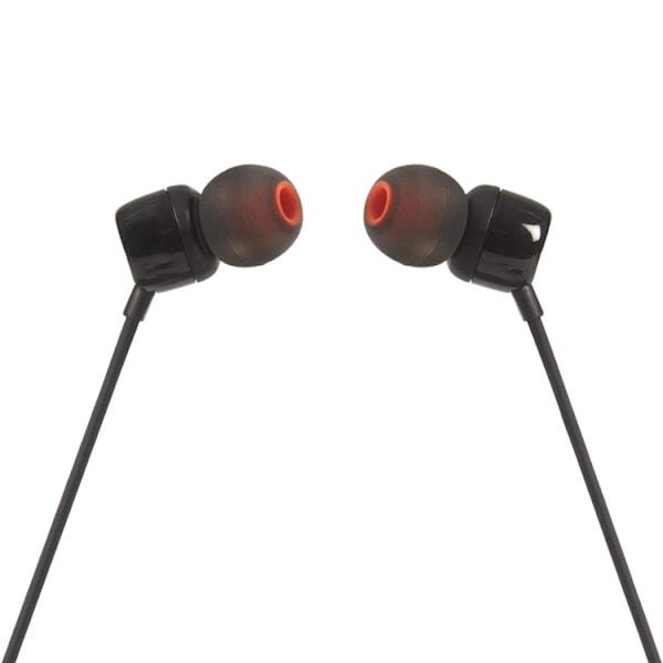JBL Tune 110 In-Ear-Hörlurar med 3.5 mm Minijack - Svart Svart