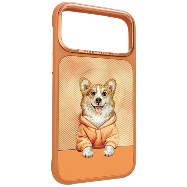 Nimmy Mobilskal För iPhone 17 Pro MagSafe Gentle Pets Series Dog Orange