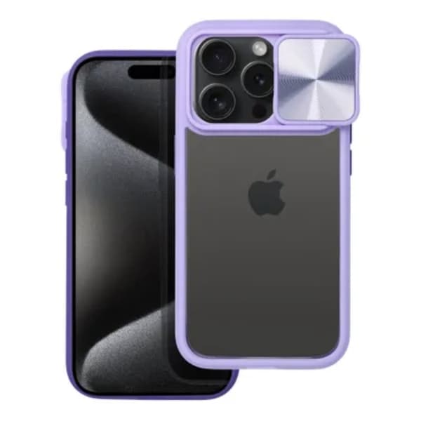 Telefontaske til iPhone 14 Pro Slider - Lilla Lila
