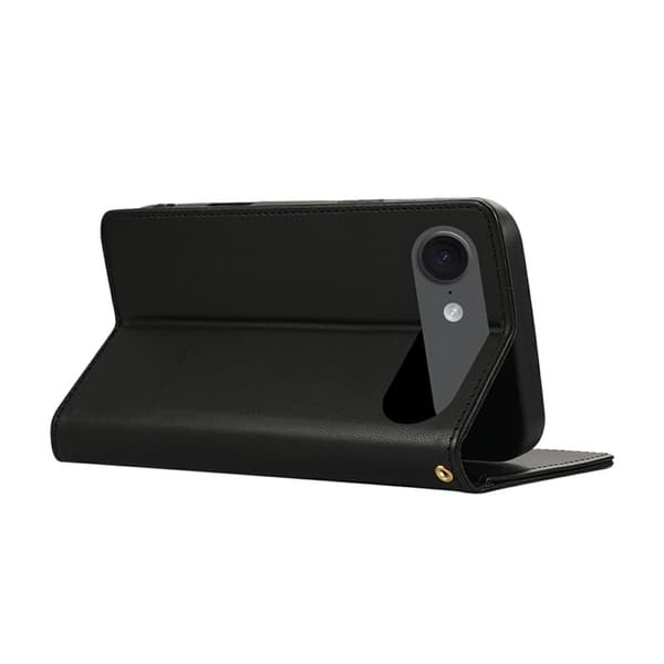 iPhone Air Plånboksfodral RFID Rhombus Läder - Svart Svart