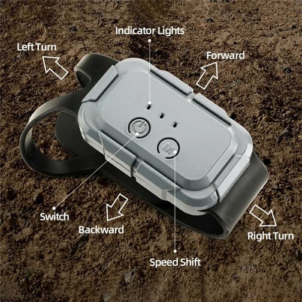 Fjärrkontroll för Crawler Bil Leksaksfordon Enkelt Batteri - Gul
