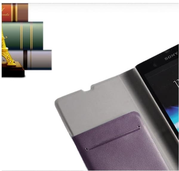 BASEUS Diary  etui til Sony Xperia Z  (Hvid) White