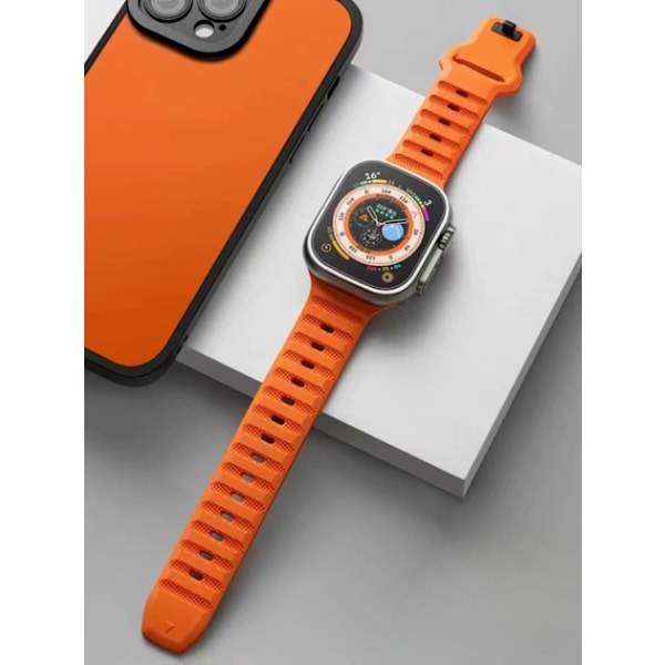 Apple Watch 4/5/6/7/8/SE (38/40/41mm) Rugged Band - Blå
