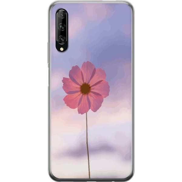 Mobilskal till Huawei P smart Pro 2019 med Rosa blomma