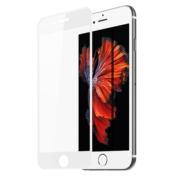 [2-PACK] Härdat Glas Skärmskydd iPhone 8 Plus / iPhone 7 Plus - Vit Vit