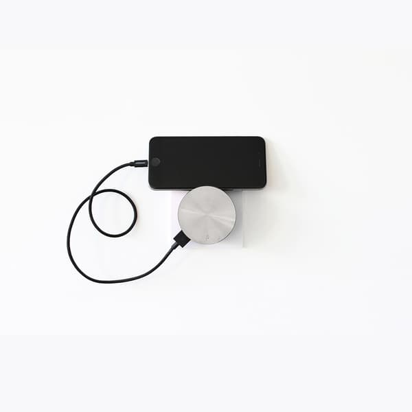 Usbepower AERO MINI Dual USB oplader med stativ til iPhone - Kobber