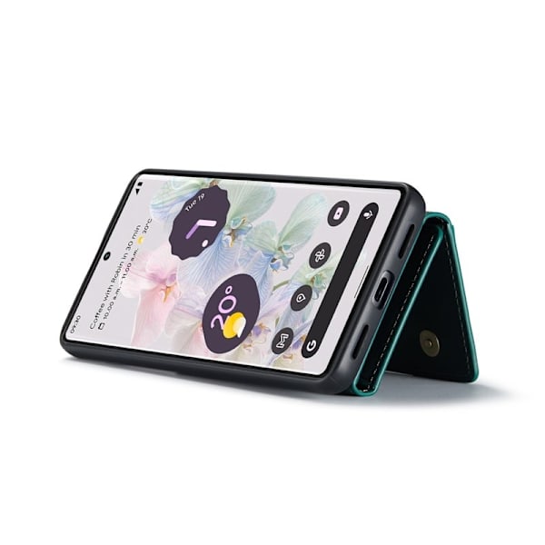 DG.MING Magnetiskt Konstläder Plånboksfodral Google Pixel 7 Pro Grön