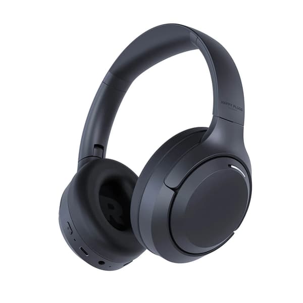 Happy Plugs Over-Ear Trådløse Øretelefoner Play Lite - Sort Black