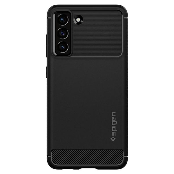 Spigen Rugged Armor Skal Galaxy S21 FE - Matte Svart Svart