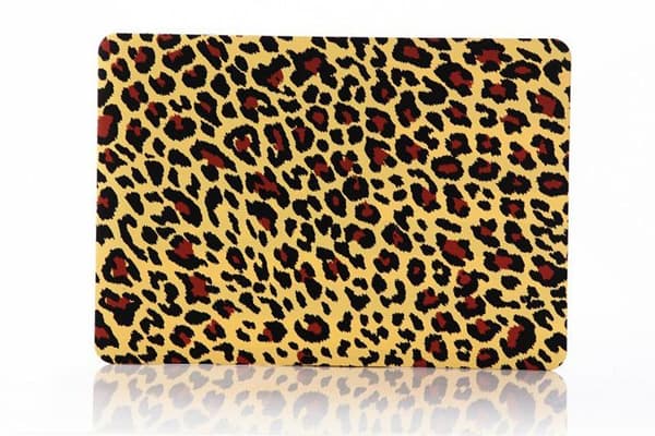 Skal till MacBook Pro 15" - Gul Leopard Gul