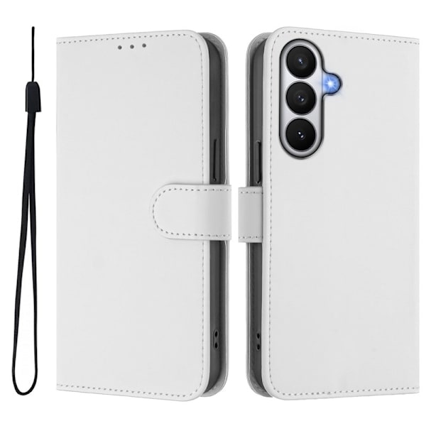 Samsung Galaxy S26 / S26 Pro Plånboksfodral Konstläder - Vit