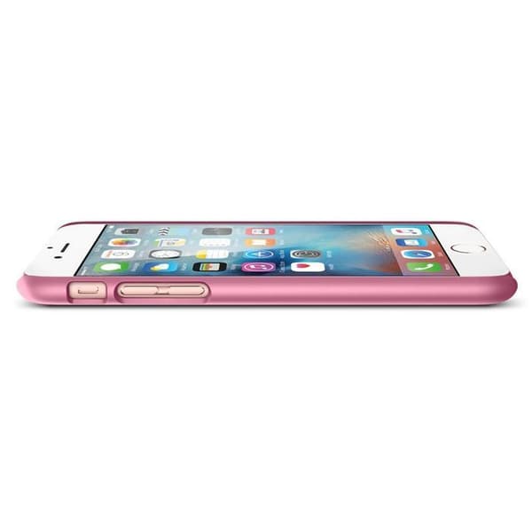 SPIGEN Ultra Thin Fit Skal till Apple iPhone 6/6S - Metallic Rose Rosa