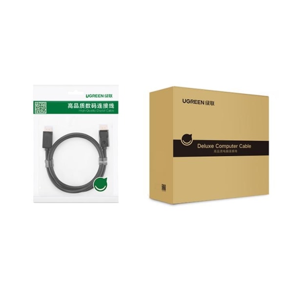 Ugreen DisplayPort-DisplayPort-kaapeli 5 m - musta