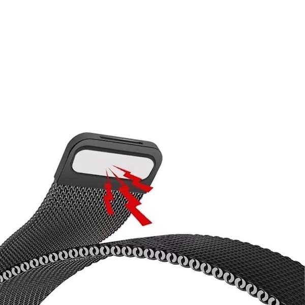 Apple Watch 2/3/4/5/6/SE (38/40mm) Armband Magentic - Röd