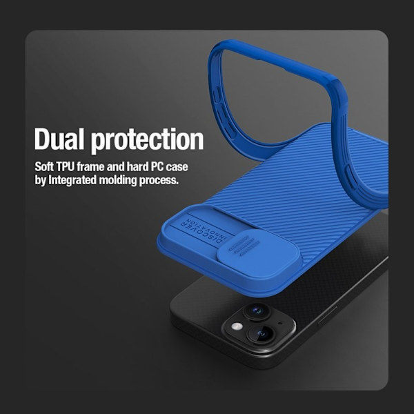 NILLKIN CamShield Pro Mobilskal för iPhone 15 Plus - Grön