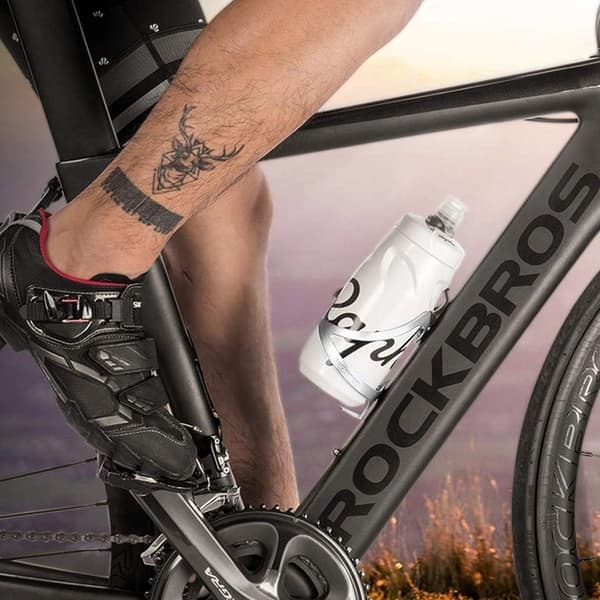 Rockbros 2017-11AS Cykelhållare För Vattenflaska - Vit Vit