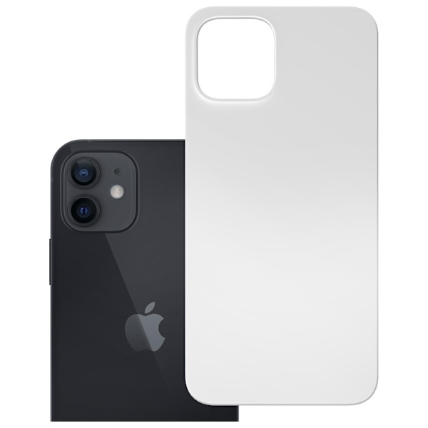 3MK Mobilskal till iPhone 12 MagSafe Hardy Silikon - Vit