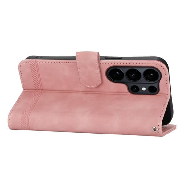 DIERFENG Samsung Galaxy S26 Ultra Plånboksfodral Konstläder - Rosa